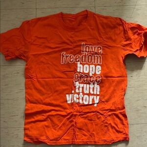 Orange Graphic T-Shirt